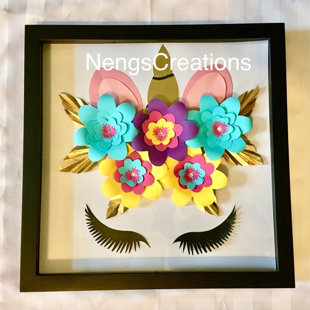 Unicorn in Shadow box